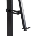 Höhenverstellbare schwarze schwarze Stativ Mobile Flipchart Eundel Steel Stahlverstellbarer Trail für Whiteboard
